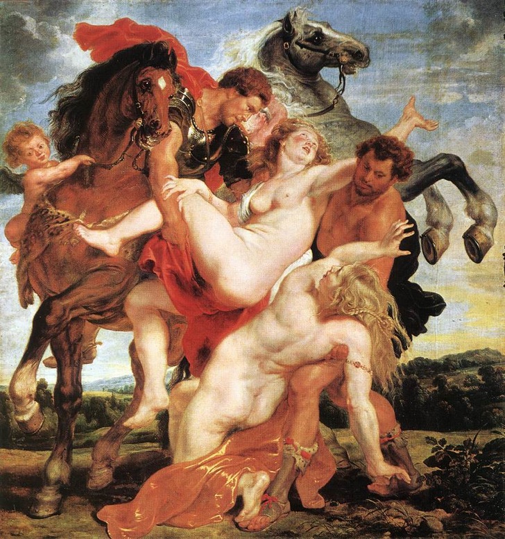 Leuccipus’un Kızlarının Kaçırılışı, Peter Paul Rubens