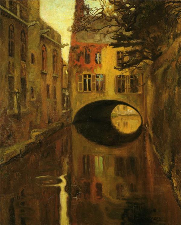 Diego Rivera, House On The Bridge