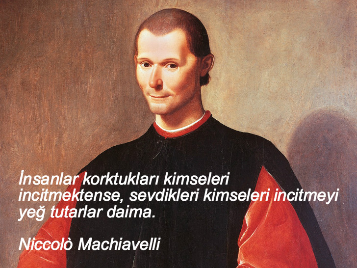 Niccolò Machiavelli, düşündüren sözler, düşündüren özlü sözler, düşündüren güzel sözler, anlamlı sözler, güzel özlü sözler, güzel sözler