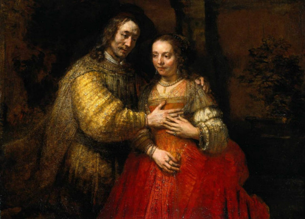 Rembrandt-Isaac-and-Rebecca-The-Jewish-Bride-1667