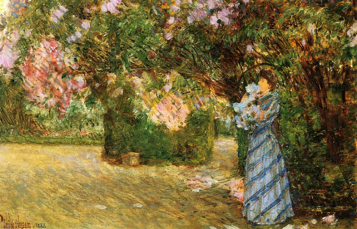 Claude Monet - Alice Hoschede Bahçede