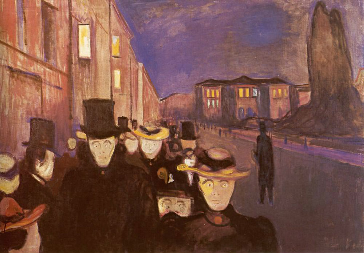 Edvard Munch - Karl Johan’da Akşam
