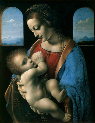 Madonna Litta, leonardo da vinci tabloları