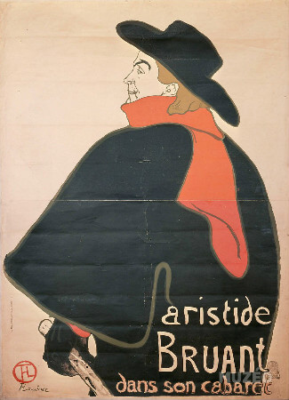 Aristide Bruant dans son cabaret, 1893