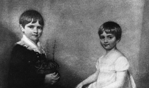 Darwin ve kız kardeşi Catherine