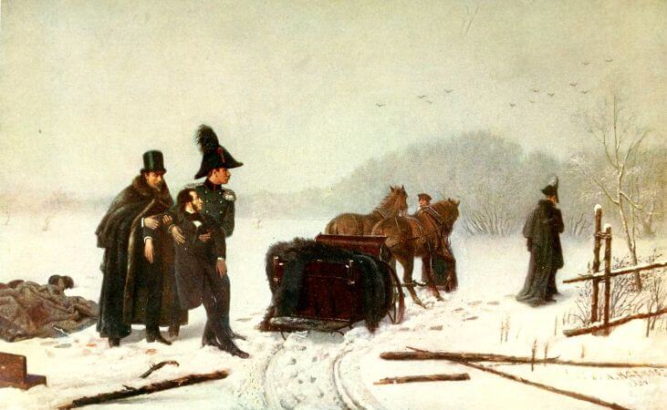 Aleksej Naumov, Duel of Pushkin and d'Anthes, 1885