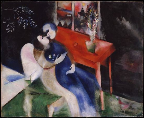 Marc Chagall, The Lovers, 1913-14