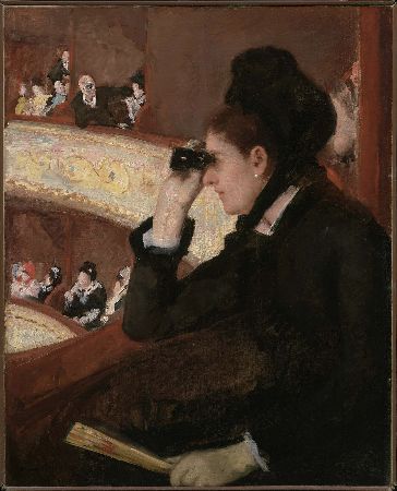 Mary Cassatt, In The Loge, 1878