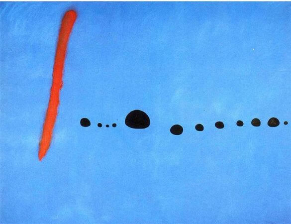 joan miro, Blue II, 1961