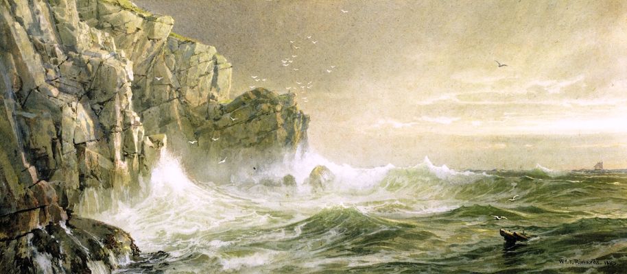 William Trost Richards, The Coast of Cornwall