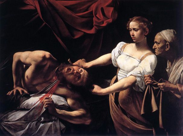 Caravaggio, Judith Beheading Holofernes, 1598-99