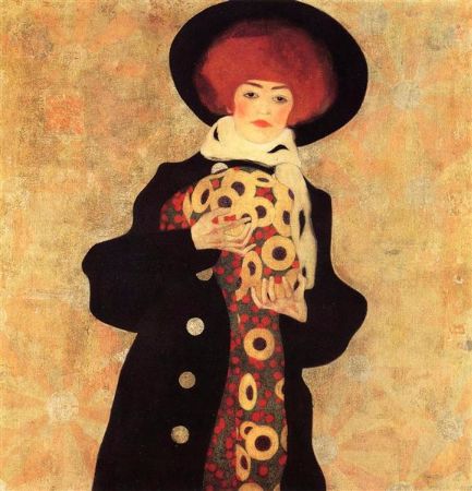 Egon Schiele, Woman With Black Hat, 1909