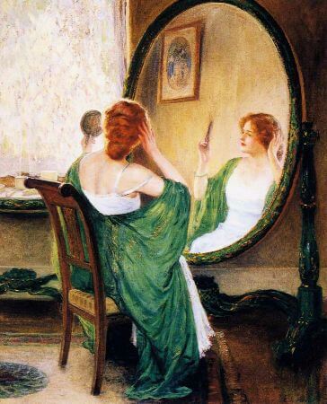 Guy Rose, The Green Mirror, 1911