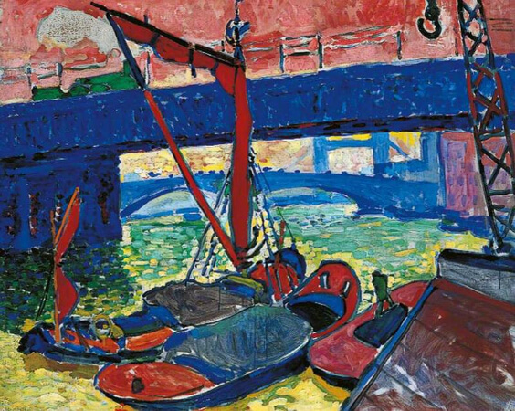 André Derain, Barges On The Thames, 1906
