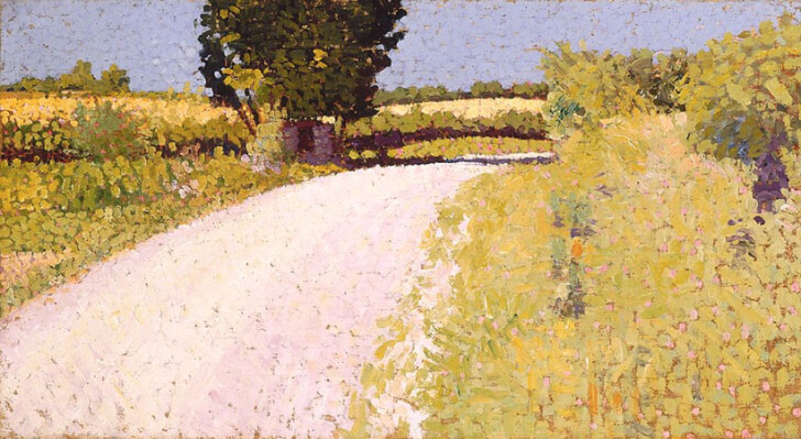 Charles Angrand, Path In The Country, 1886