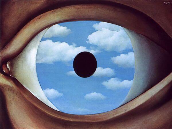 Rene Magritte, The False Mirror, 1928