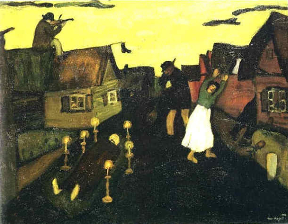 Marc Chagall, The Dead Man, 1908