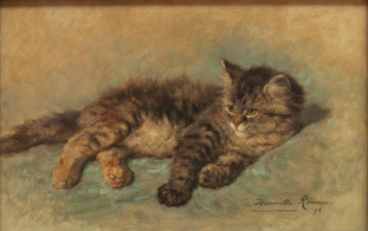 Henriette Ronner-Knip, Cat Resting