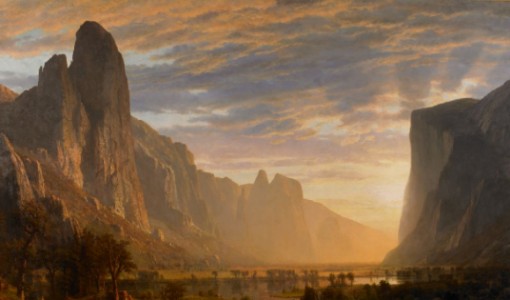 Albert Bierstadt, Looking Down Yosemite Valley, 1865