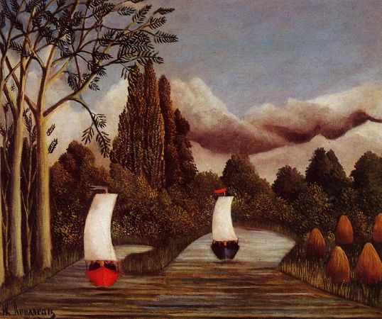 Henri Rousseau, The Banks of the Oise, 1905