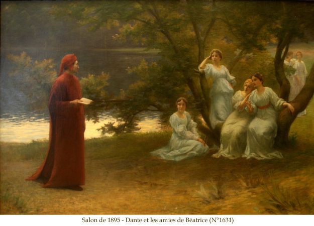 Dante et les amies de Béatrice, Marcel Rieder, 1895