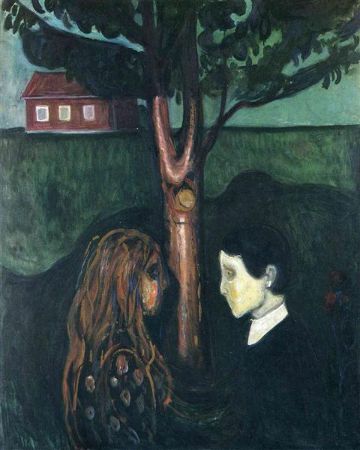 Edvard Munch, Eye In Eye, 1894