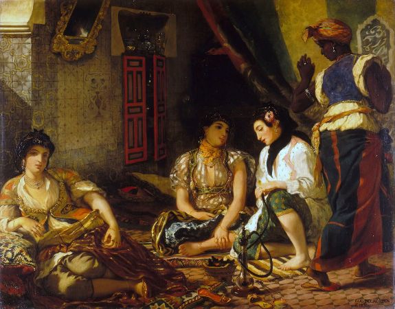 Eugène Delacroix, Women of Algiers In Their Apartment, 1834