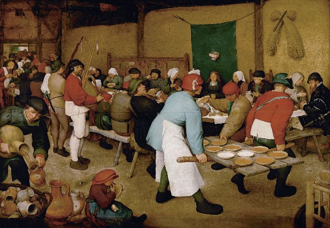 Pieter Bruegel, Peasant Wedding, 1568