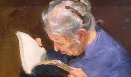 Boris Ivanovich Kopylov, Old Woman Reading, 1959