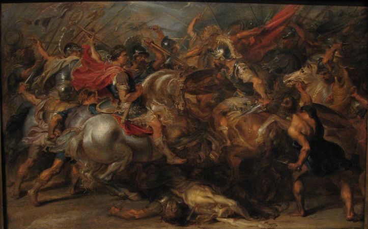 Peter Paul Rubens, The Battle of Constantine and Licinius, 17. yüzyıl