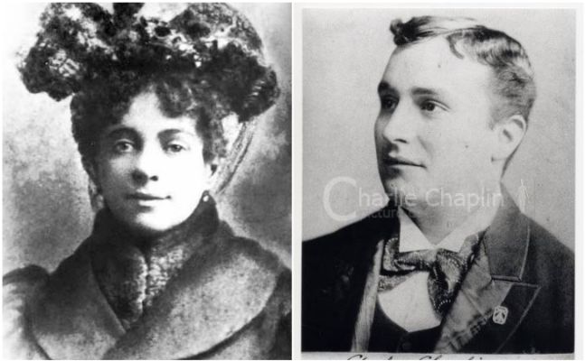 Charlie Chaplinin annesi ve babası