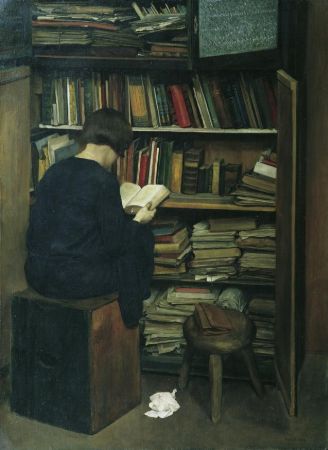 Friedrich Frotzel, The Old Bookcase, 1929