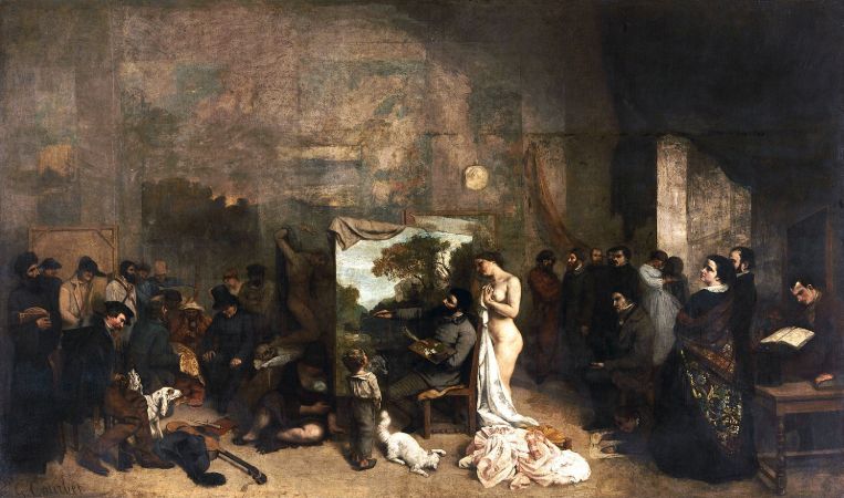 Gustave Courbet, The Artist’s Studio