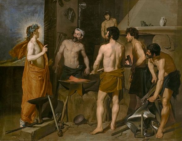Apollo in the Forge of Vulcan.