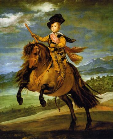 Portrait of Prince Balthasar Charles With His Horse Pony,