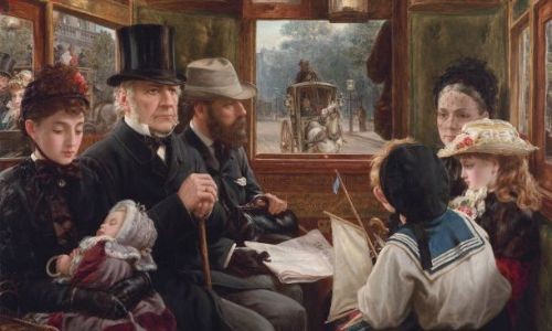 Alfred Morgan, An Omnibus Ride to Piccadilly, 1885 (1)