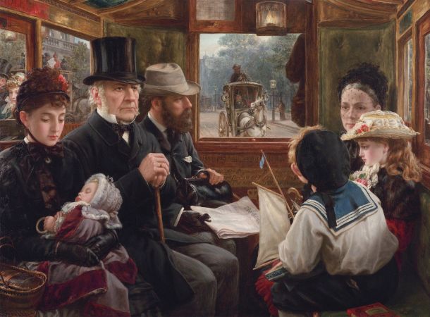 Alfred Morgan, An Omnibus Ride to Piccadilly, 1885
