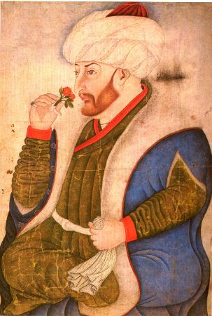 Fatih Sultan Minyatürü, Portre Sinan Bey veya Bursalı Şiblizade Ahmed’e atfedilmiştir.