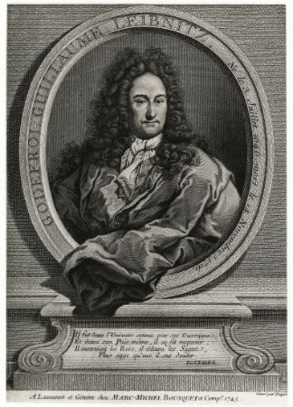 Gottfried Wilhelm Leibniz'in Gravürü
