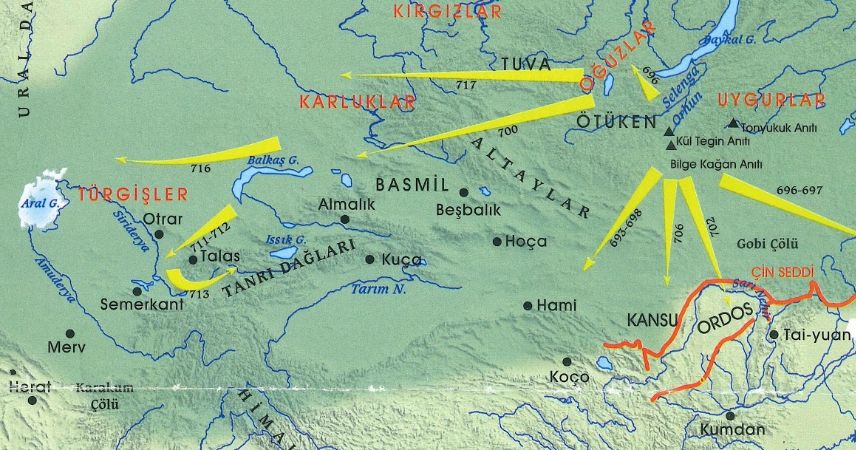 Tonyukuk’un 693-717 yılları arasındaki seferleri
