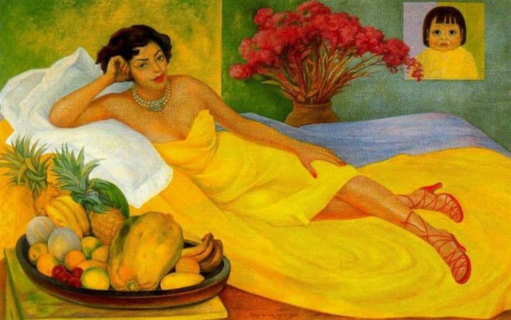 Diego Rivera, Doña Elena Flores de Carrillo, 1953