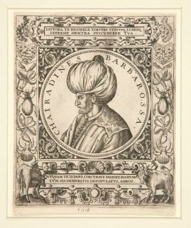 Theodor de Bry, Barbaros Hayreddin Portresi