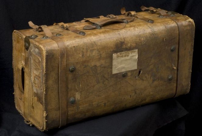 Rimbaud'un Müzesi'nde sergilenen valizi