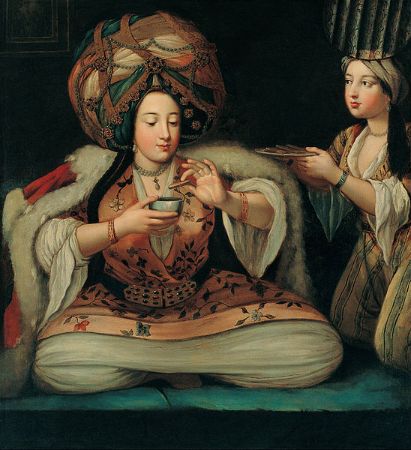 Enjoying Coffee, 18 yüzyıl ilk yarısı, Sanatçısı bilinmiyor