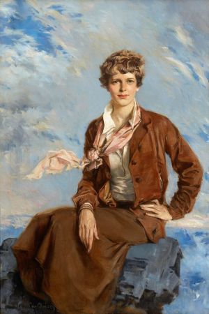 Howard Chandler Christy, Amelia Earhart,