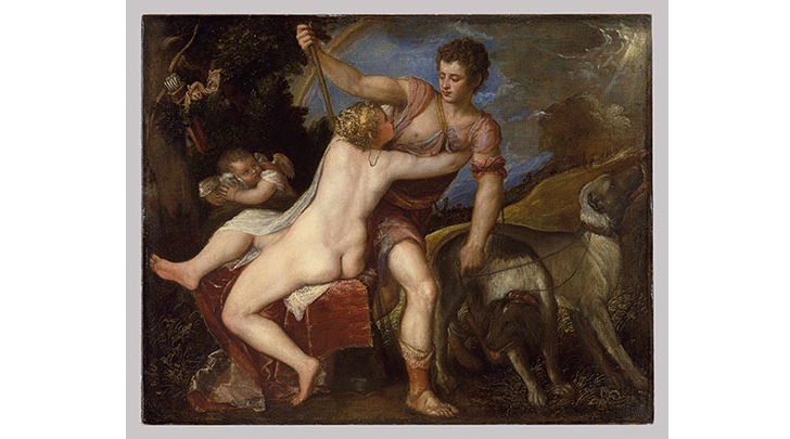 Venüs ve Adonis, Tiziano Vecellio