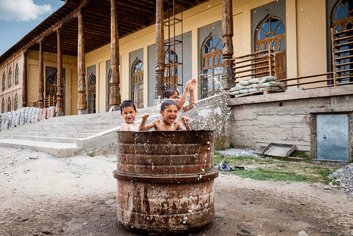tacikistan çocuklar fotoğraf