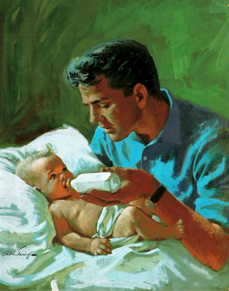 Arthur Sarnoff - Father and child
