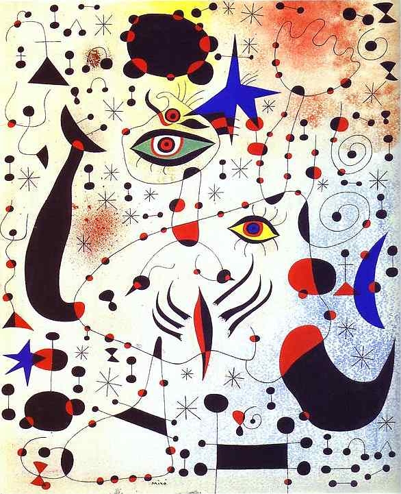 joan miro, Ciphers and Constellations, in Love with a Woman, sürrealist ressamlar