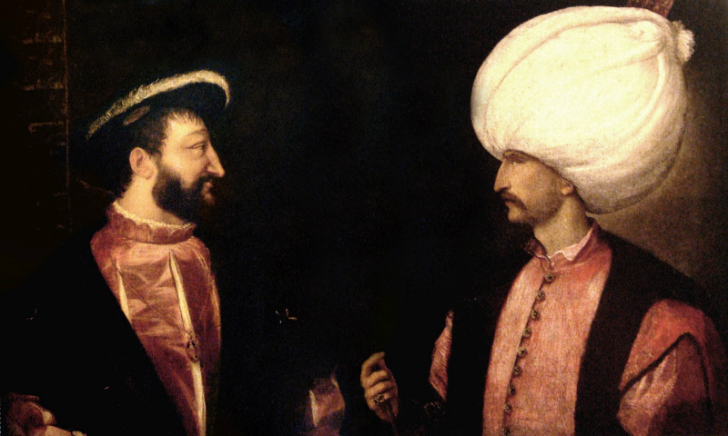 kanuni sultan süleyman fransa kralı fransuva tablo